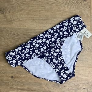 Leilani Navy & White Bikini Bottoms